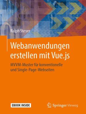 cover image of Webanwendungen erstellen mit Vue.js